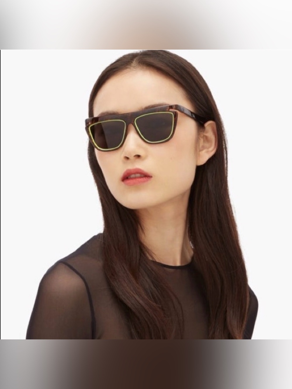 New Sunglasses Fendi Havana Cat Eye Frame